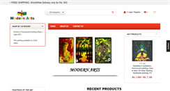 Desktop Screenshot of modernarts.in