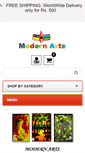 Mobile Screenshot of modernarts.in